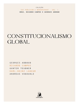 cover image of Constitucionalismo Global